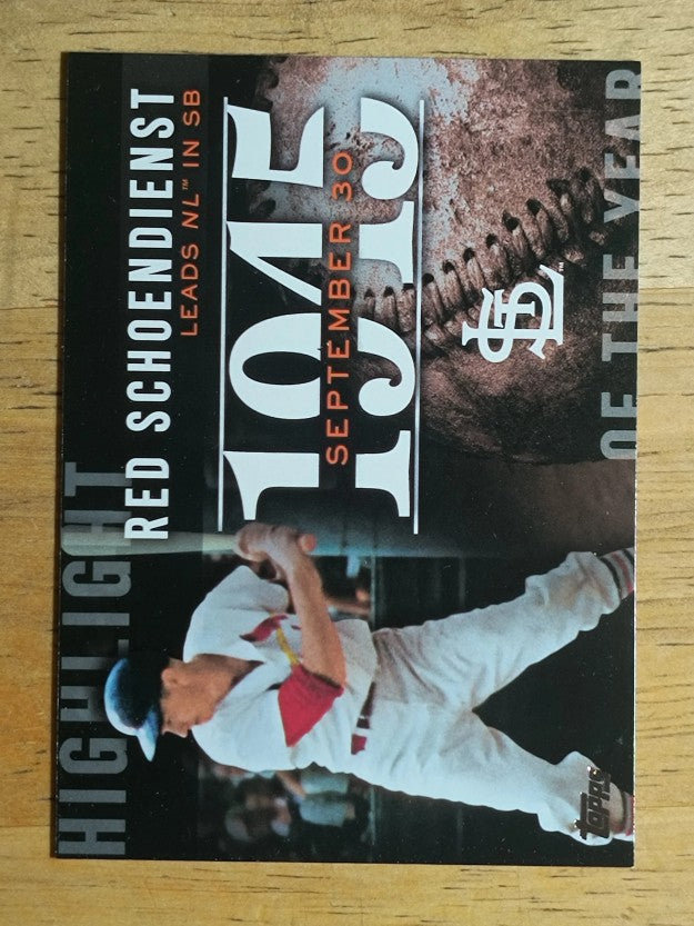 2015 Topps Highlight of the Year #H67 Red Schoendienst UPD