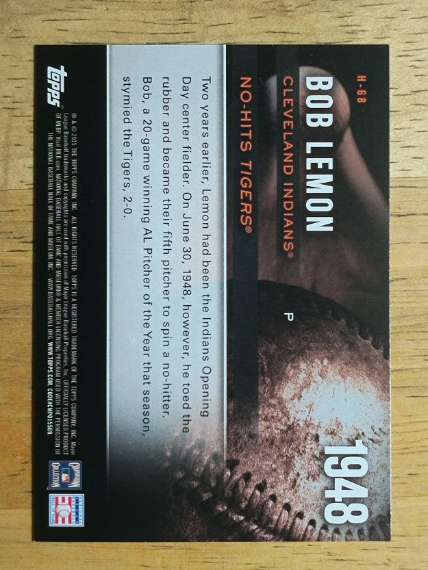 2015 Topps Highlight of the Year #H68 Bob Lemon UPD