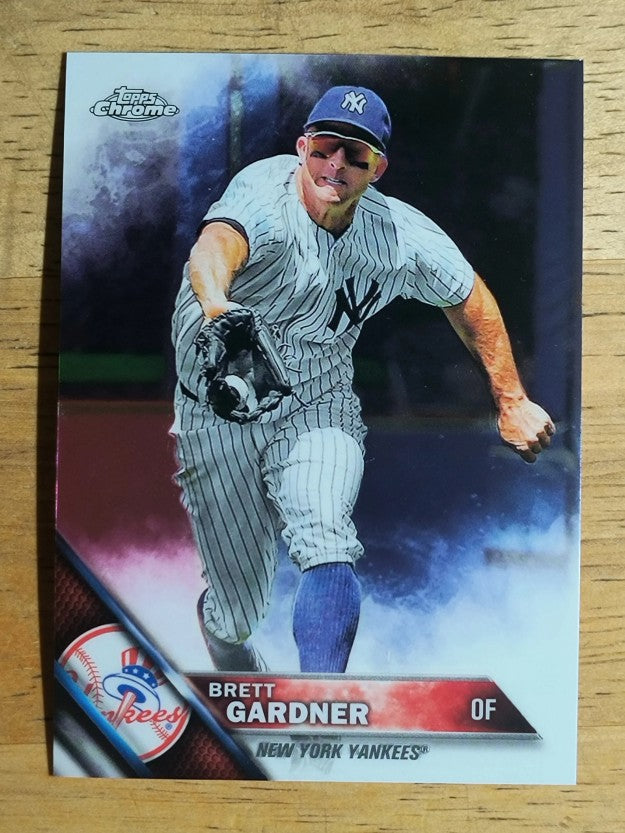 2016 Topps Chrome #123 Brett Gardner