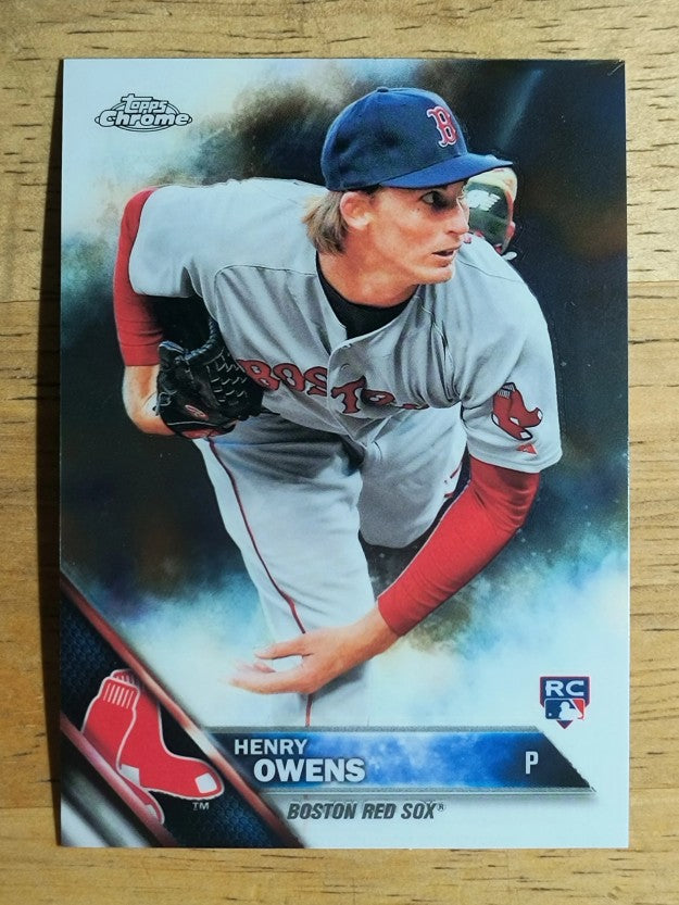 2016 Topps Chrome #133 Henry Owens RC