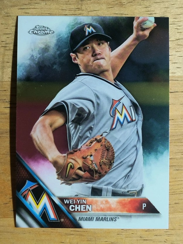 2016 Topps Chrome #173 Wei-Yin Chen