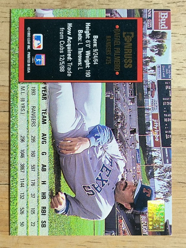 1994 Donruss Special Edition #26 Rafael Palmeiro