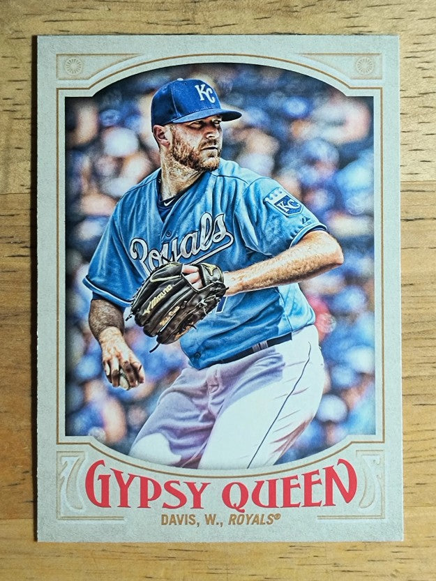 2016 Topps Gypsy Queen #136A Wade Davis/Blue jersey