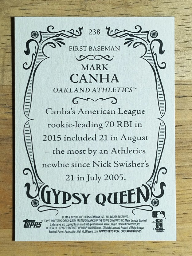 2016 Topps Gypsy Queen #238 Mark Canha
