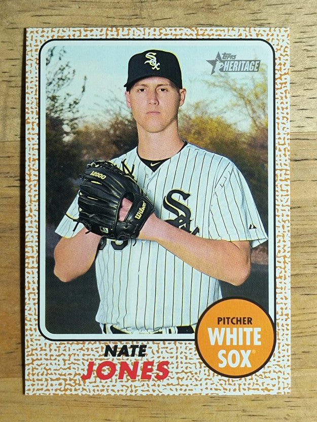 2017 Topps Heritage #18 Nate Jones