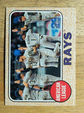 2017 Topps Heritage #27 Tampa Bay Rays TC