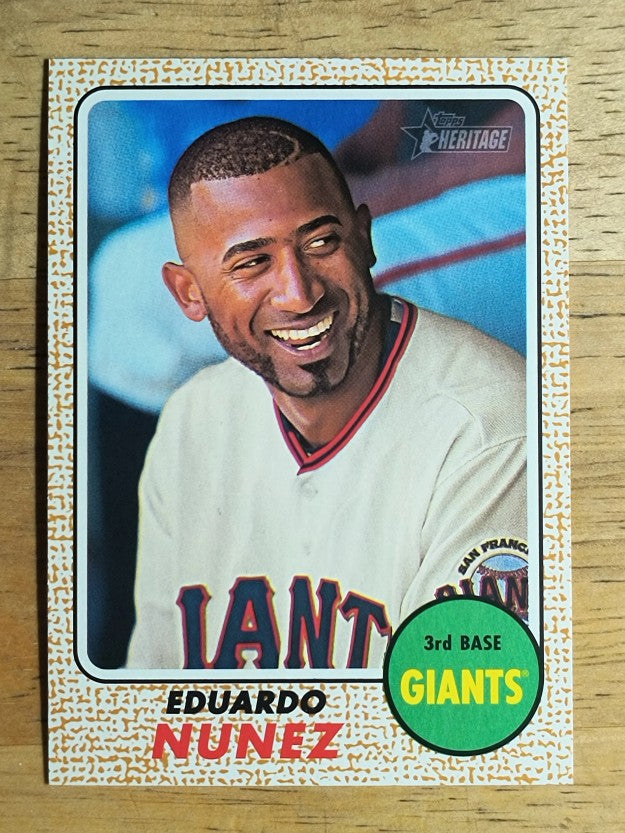 2017 Topps Heritage #44 Eduardo Nunez