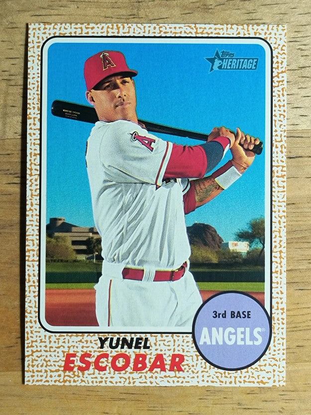 2017 Topps Heritage #68 Yunel Escobar