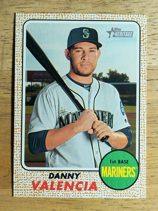 2017 Topps Heritage #86A Danny Valencia