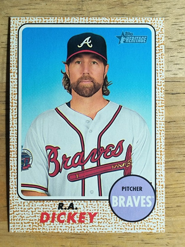 2017 Topps Heritage #92 R.A. Dickey