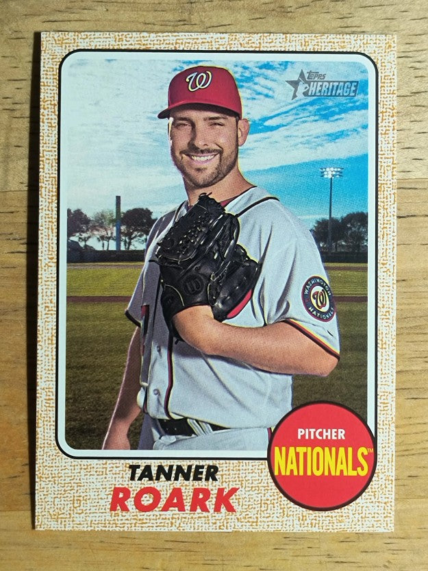 2017 Topps Heritage #111 Tanner Roark