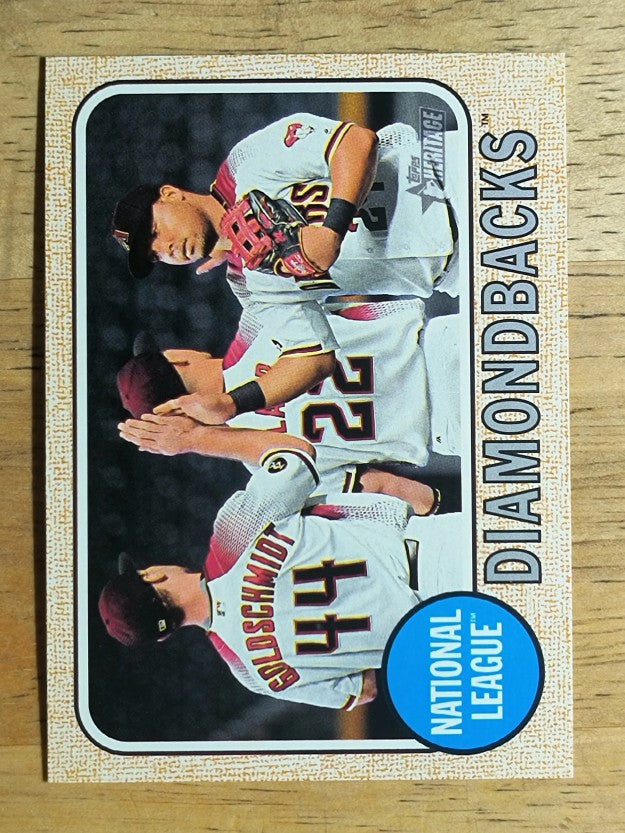 2017 Topps Heritage #133 Arizona Diamondbacks TC
