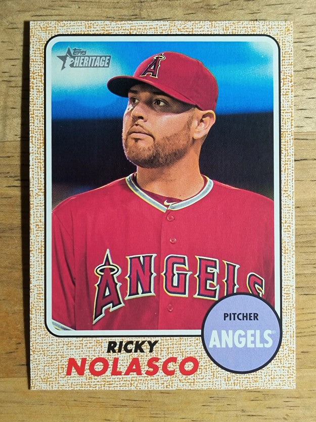 2017 Topps Heritage #136 Ricky Nolasco