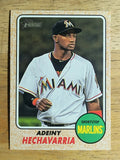 2017 Topps Heritage #137 Adeiny Hechavarria