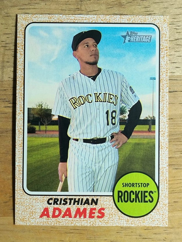 2017 Topps Heritage #172 Cristhian Adames
