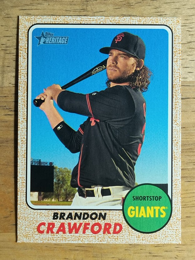 2017 Topps Heritage #196 Brandon Crawford