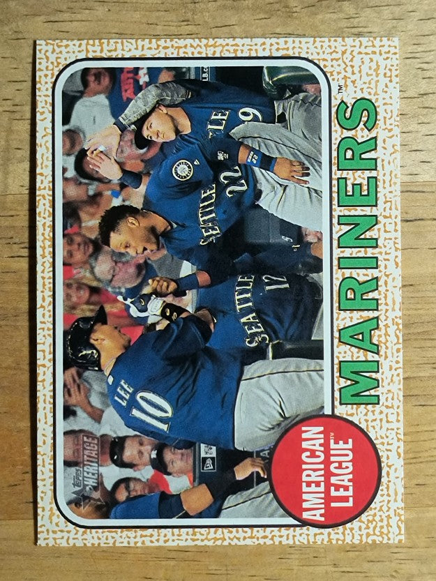 2017 Topps Heritage #202 Seattle Mariners TC