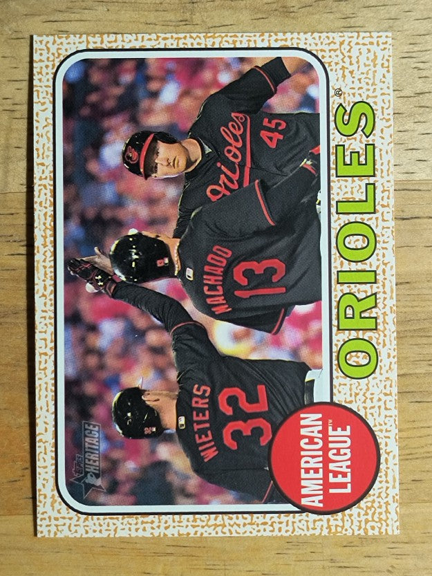 2017 Topps Heritage #216 Baltimore Orioles TC
