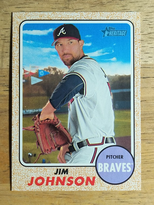 2017 Topps Heritage #218 Jim Johnson