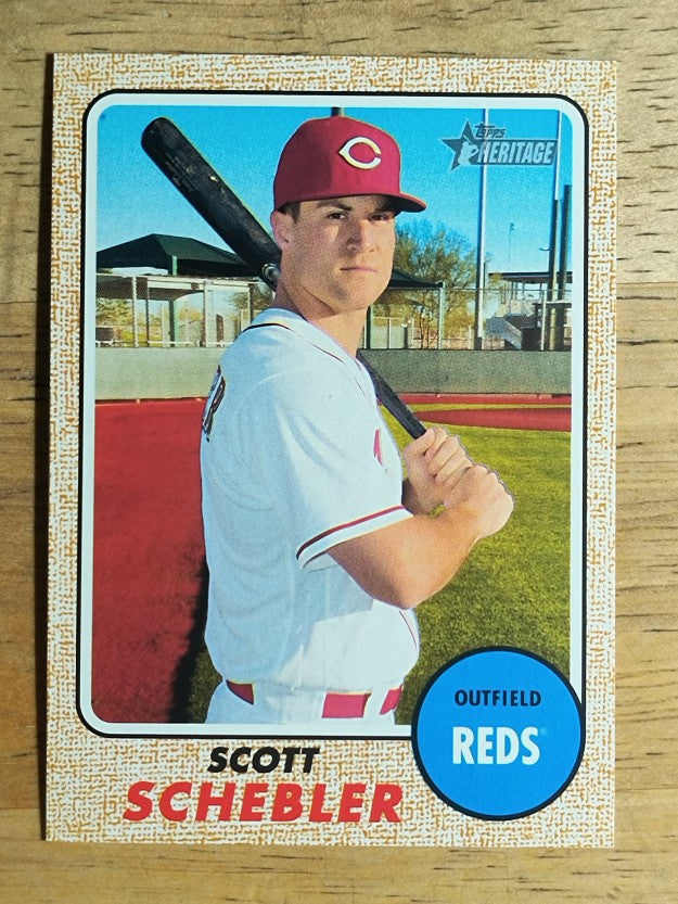 2017 Topps Heritage #233 Scott Schebler