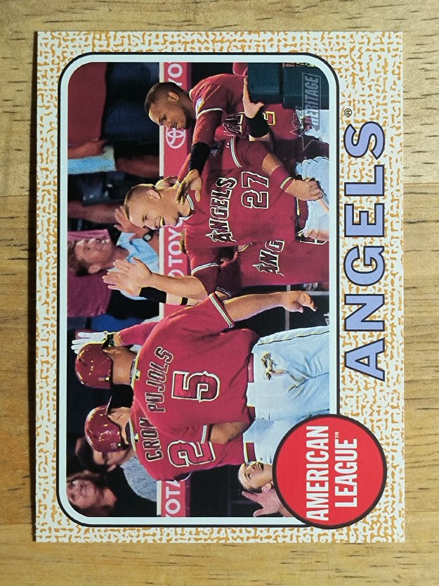 2017 Topps Heritage #266 Los Angeles Angels TC