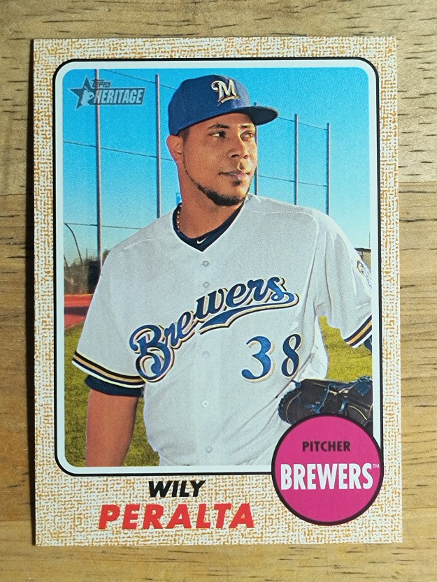 2017 Topps Heritage #291 Wily Peralta