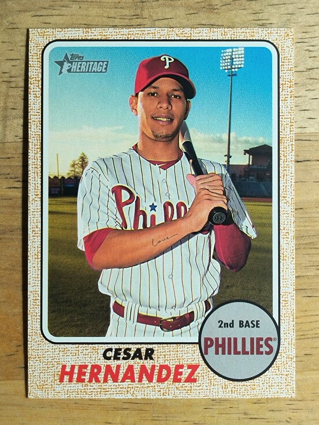 2017 Topps Heritage #294 Cesar Hernandez