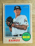 2017 Topps Heritage #309 A.J. Ramos