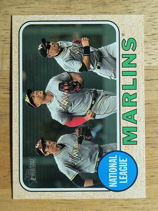 2017 Topps Heritage #347 Miami Marlins TC