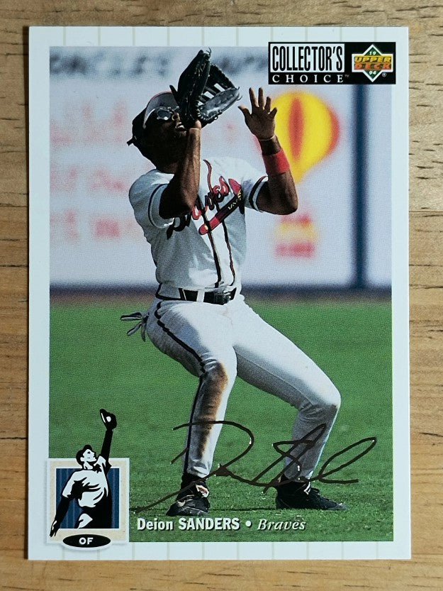 1994 Collector's Choice Silver Signature #575 Deion Sanders