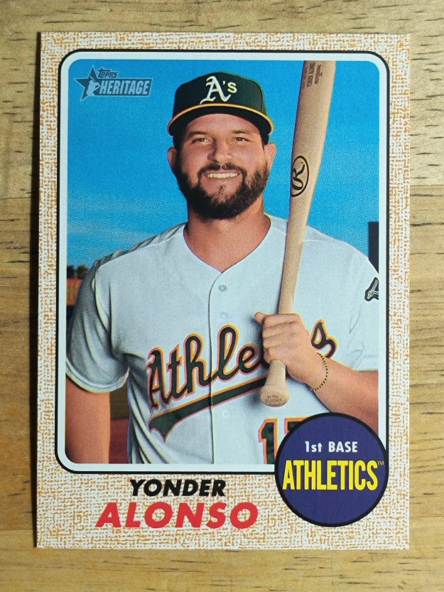 2017 Topps Heritage #388 Yonder Alonso