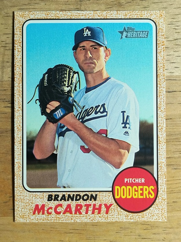 2017 Topps Heritage #507 Brandon McCarthy