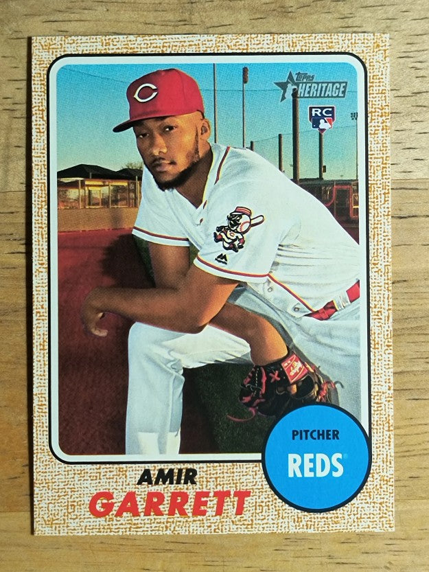 2017 Topps Heritage #513A Amir Garrett RC