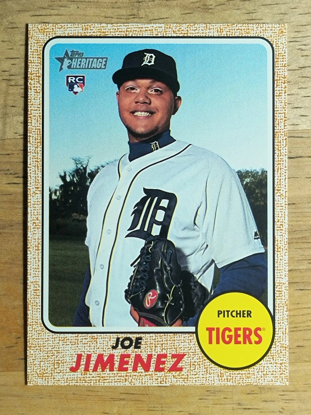 2017 Topps Heritage #567 Joe Jimenez RC