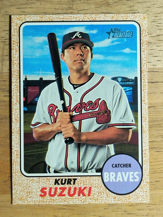 2017 Topps Heritage #577 Kurt Suzuki
