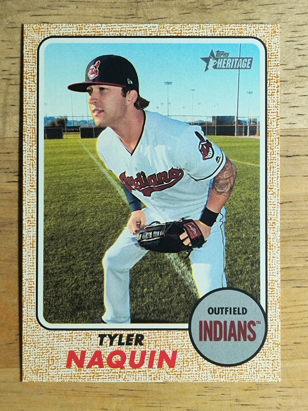 2017 Topps Heritage #586 Tyler Naquin