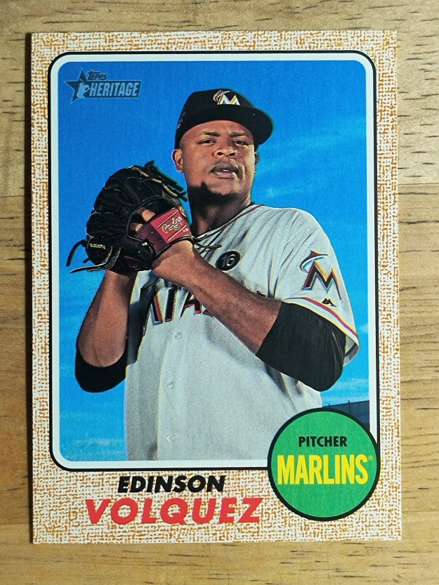 2017 Topps Heritage #623 Edinson Volquez