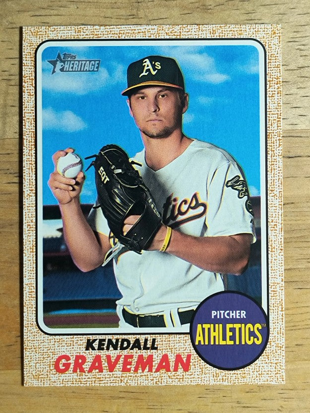 2017 Topps Heritage #624 Kendall Graveman