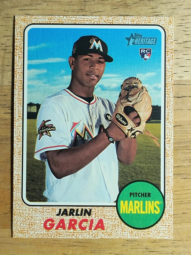 2017 Topps Heritage #643 Jarlin Garcia RC