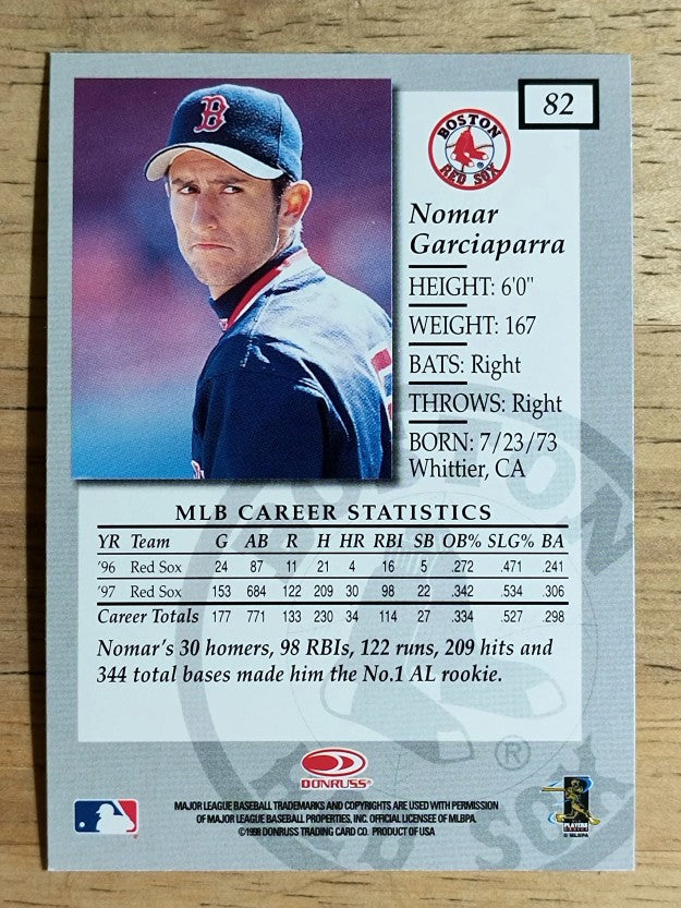 1998 Donruss Elite #82 Nomar Garciaparra