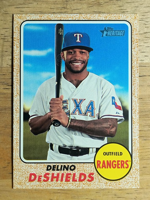 2017 Topps Heritage #648 Delino DeShields