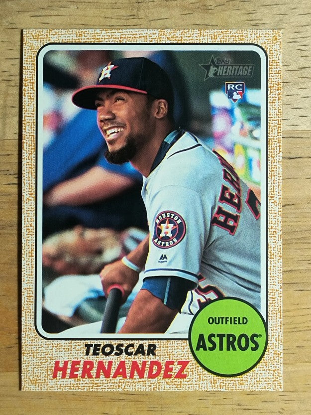 2017 Topps Heritage #654 Teoscar Hernandez RC