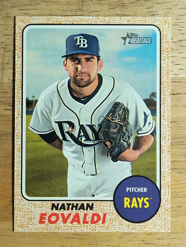 2017 Topps Heritage #657 Nathan Eovaldi