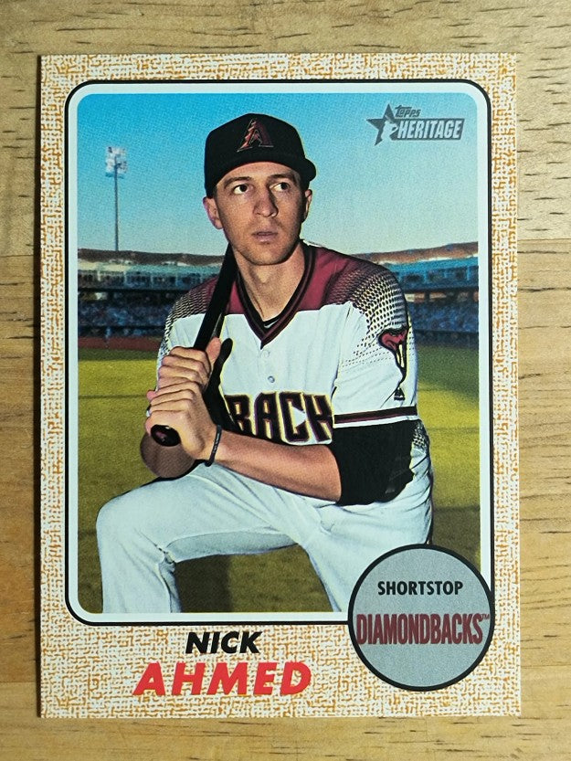 2017 Topps Heritage #673 Nick Ahmed