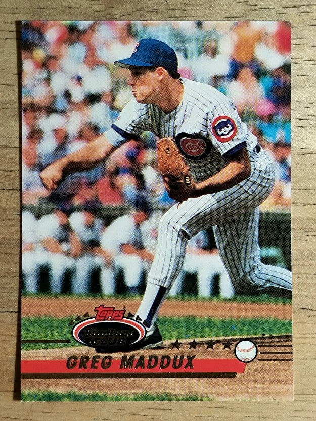 1993 Stadium Club #2 Greg Maddux