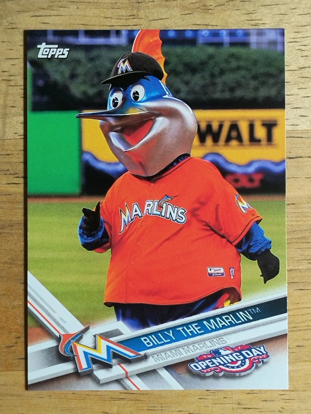 2017 Topps Opening Day Mascots #M2 Billy the Marlin