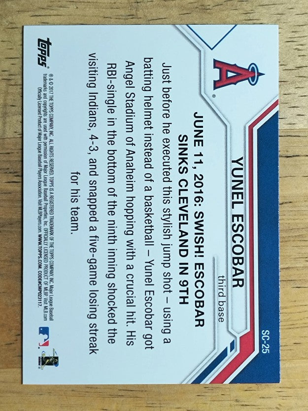 2017 Topps Opening Day Superstar Celebrations #SC25 Yunel Escobar