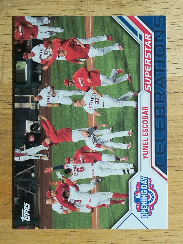 2017 Topps Opening Day Superstar Celebrations #SC25 Yunel Escobar