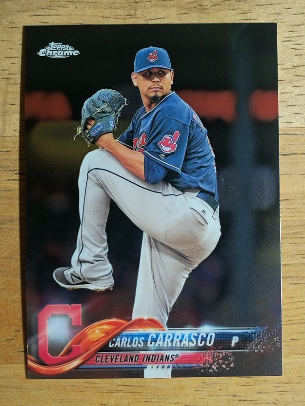 2018 Topps Chrome #173 Carlos Carrasco