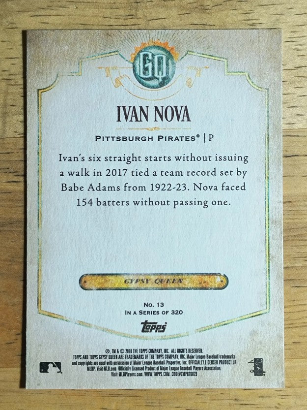 2018 Topps Gypsy Queen #13 Ivan Nova